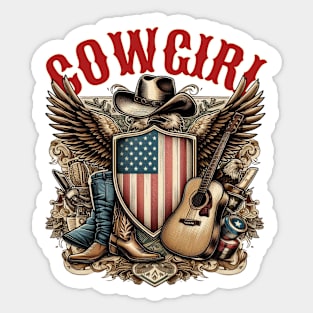 COWGIRLS Sticker